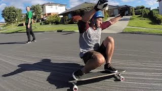 Longboarding 108ft Standup Slide [upl. by Rechaba449]