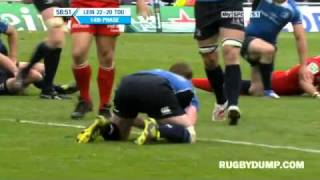 Leinster vs Toulouse  HEC 2011 Semi final highlights [upl. by Baese284]