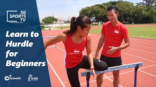 Athletics101 Learn to hurdle for beginners Athletics for Beginners [upl. by Darb]