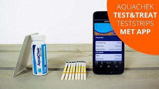 Aquachek Test amp Treat Teststrips met App  Zwembad en Jacuzzis  PRODUCTVIDEO TOPPY [upl. by Ayenat]