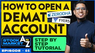 How to Open Demat amp Trading Account Step by Step Tutorial  Fyers  Learn Stock Market E5 [upl. by Neellok]