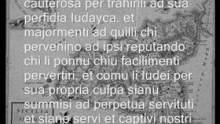 Editto di espulsione degli ebrei del 1492 in Lingua Siciliana [upl. by Auhoj]