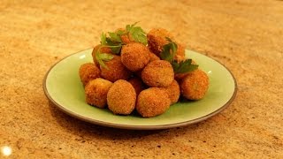 Cucina Rustica  Crispy Stuffed Olives [upl. by Nafri]