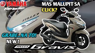 Grabe na to  New Yamaha Mio Gravis 125  Quick review  Price and Installment update [upl. by Enomad77]