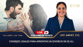 Consejos legales para afrontar un divorcio en Estados Unidos [upl. by Nuawtna3]