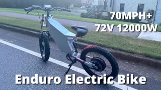 Enduro Ebike 72v 12000W First Impressions Pt3 [upl. by Northrop311]