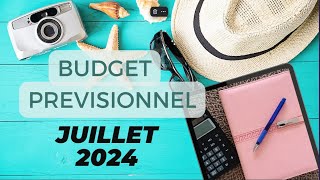 Budget du mois de Juillet 2024 enveloppesbudget cashstuffing budget [upl. by Eberle936]