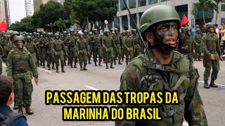 Marinha do Brasil  Fuzileiros Navais Desfile na Comemoração de 7 de Setembro no Rio de janeiro 🇧🇷 [upl. by Yras300]