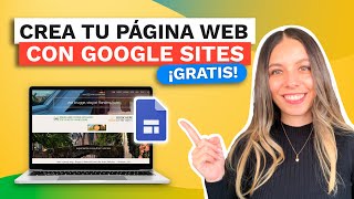 Como crear una PAGINA WEB GRATIS con GOOGLE SITES 2024 [upl. by Aslehc]