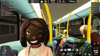 KICKDOWN 312 Bus Route  Croydon Roblox [upl. by Nylisoj]