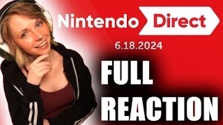 FULL NINTENDO DIRECT REACTION  6182024  MissClick Gaming [upl. by Myke]