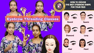 Eyebrow threading classes 2024  beautician makeup mehandiartist freeclass chennaiazhagi [upl. by Kahle676]