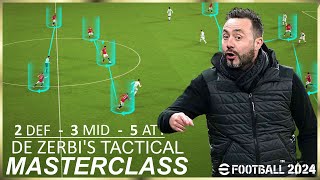 eFootball 2024  De Zerbis 235 Formation amp Tactic  THIS IS INSANE The Results are CRAZY [upl. by Mufi]