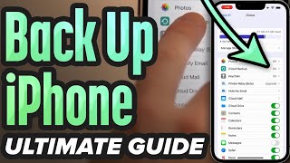 How To Back Up Your iPhone To iCloud Finder amp iTunes 2023 [upl. by Morley]