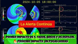 PRIMER IMPACTO DE 4 TARDE BREVE Y DE REFILÓN 🔥 PRÓXIMO IMPACTO EN POCAS HORAS [upl. by Wicks]