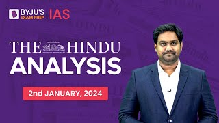 The Hindu Newspaper Analysis  2nd January 2024  Current Affairs Today  UPSC Editorial Analysis [upl. by Nina587]