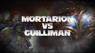 MORTARION VS GUILLIMAN EN ESPAÑOL [upl. by Nunci]