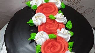 Chocolate Cake Ko kaise Design kre  For Home Bakers  Wow ❤️Design MissCakechef [upl. by Mutat]