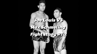 JOE LOUIS VS MAX SCHMELING 1 FIGHT STUDY PT2 [upl. by Aynuat]