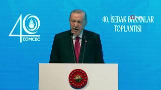 ERDOĞAN 40 İSEDAK TOPLANTISI AÇILIŞINA KATILDI [upl. by Nanci]