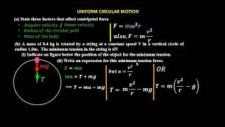 UNIFORM CIRCULAR MOTION  vertical uniform circular motion [upl. by Millford]