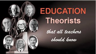 Prominent Theorists and Their Contributions to Education [upl. by Nylisoj]