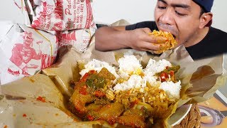 SARAPAN TANBOY KUN MAKAN 4 BUNGKUS NASI PADANG JUMBO [upl. by Mazman]