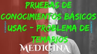 Pruebas de Conocimientos Básicos USAC  Problema de Temarios MatemáticasRazonamiento numérico [upl. by Lezlie]