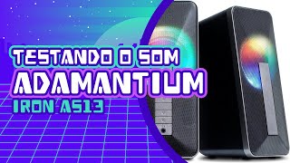 Testando a Caixa de Som Gamer Adamantium  Qualidade de Som e Iluminação RGB [upl. by Elsa]