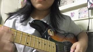 champagne and sunshine  plvtinum tarro electric guitar cover [upl. by Eelorac]