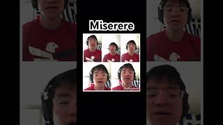 Miserere intro cover allegri miserere [upl. by Aiekram]