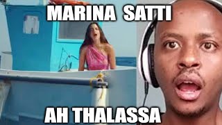 Marina Satti REACTION  Ah THALASSA Official Music Video [upl. by Angelika]