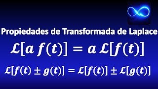170 Transformada de Laplace Propiedades de linealidad con demostraciones y ejemplos [upl. by Darlleen]