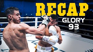 GLORY 93 Fight Night Recap [upl. by Atiuqes]