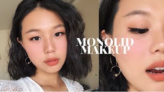 Simple Monolid Makeup Tutorial [upl. by Ahsiekrats]