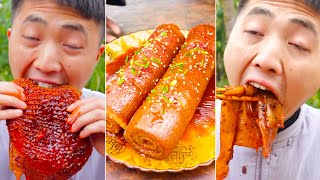 ASMR Mukbang Funny Videos Extreme Spicy Food Challenges 🌶🌶🌶 Tik Tok China 31 [upl. by Naujid]