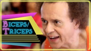 5 MINUTE Biceps and Triceps Workout w Richard Simmons [upl. by Aztiram]