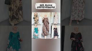 Baju gamis batik Model Terbaru gamismasakini bajudress batik [upl. by Eelsel]