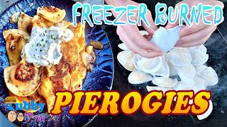 I MADE FREEZER BURNED PIEROGIES ON THE BLACKSTONE GRIDDLE [upl. by Keverne]