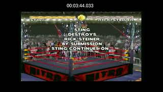 PD4FR  WCW Nitro N64  Tournament No RingOuts in 747983  Untied WR when set [upl. by Aroon]