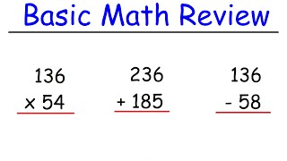 Basic Math Review [upl. by Eronaele3]