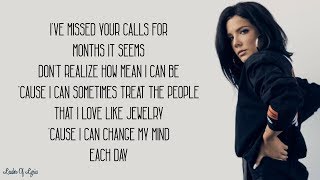 Halsey  SORRY Lyrics [upl. by Simsar]