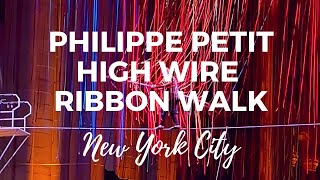 Philippe Petit’s High Wire Ribbon Walk at the Cathedral of St John the Divine in New York City [upl. by Virnelli]