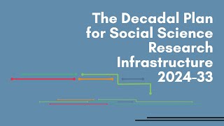 The Decadal Plan for Social Science Research Infrastructure 202433 [upl. by Laux]