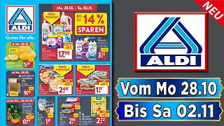 Aldi Nord Werbung Angebote im Prospekt ab  28102024 🇩🇪 [upl. by Tomlinson]