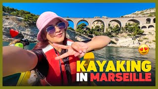 Kayaking in Marseille with my sister😍🛶 Nagma Mirajkar [upl. by Arriek]