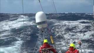 Clipper Race Pacific Crossing and Huge Waves [upl. by Tara429]