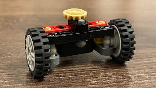 Very Unique amp Compact Front Axle Steering System  LEGO Technic [upl. by Dagmar532]