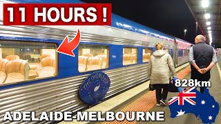 🇦🇺Riding 230 Australias OLDEST First Class Train Adelaide →Melbourne  The Overland Red Premium [upl. by Grube]