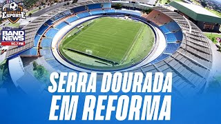 Serra Dourada em reforma veja data de retorno do maior palco do futebol goiano [upl. by Ruddie]